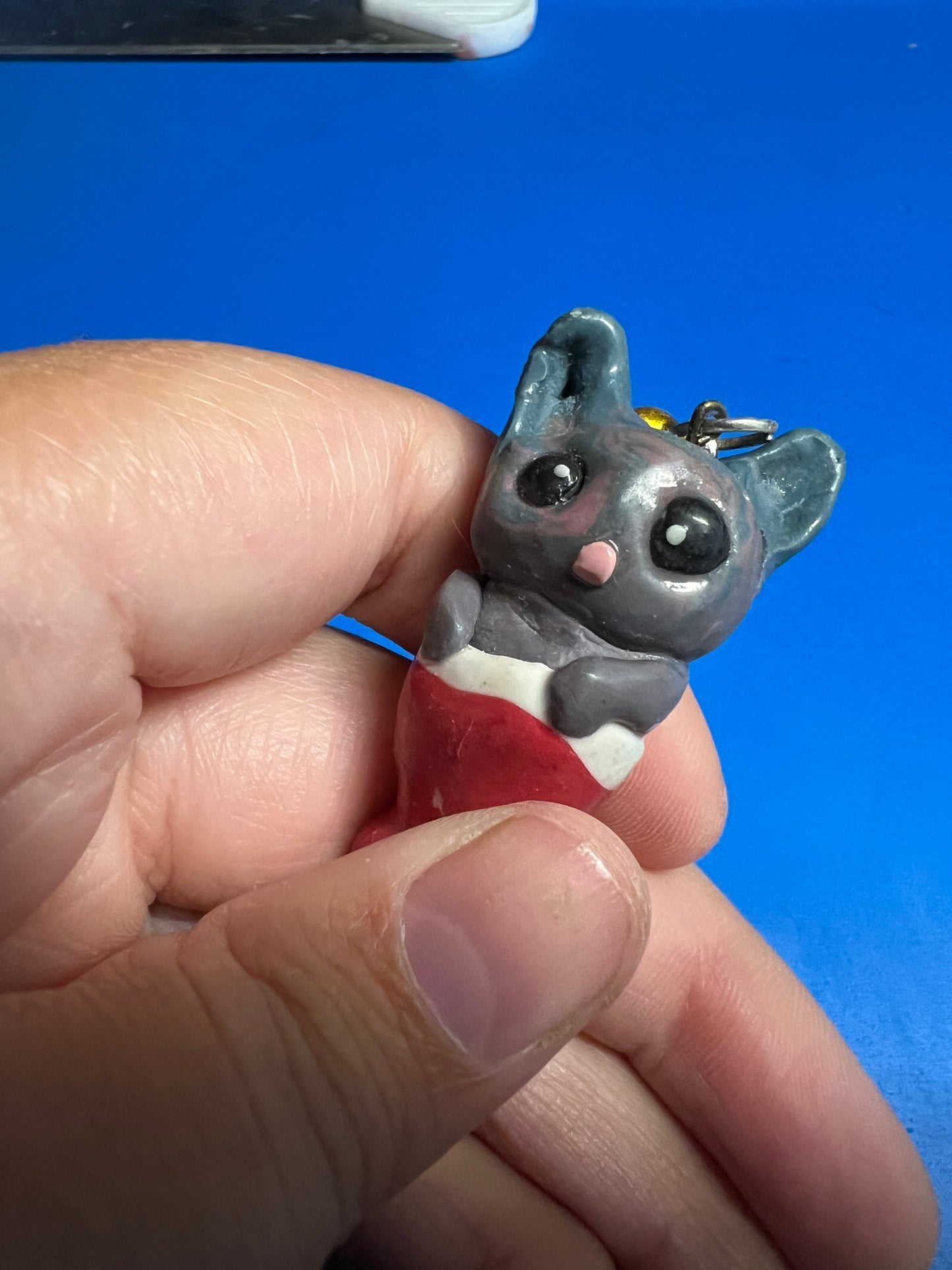 Bunny stocking pet ornament