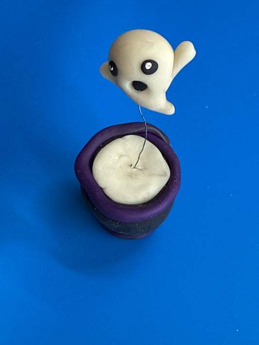 Glow-in-the-dark ghost desk buddy