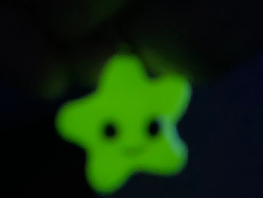 Glowing star charms